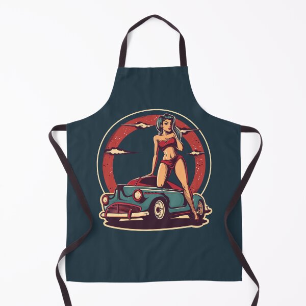Item preview, Midnight Cruise Pin-Up Retro Graphic designed and sold by Sza1a.
