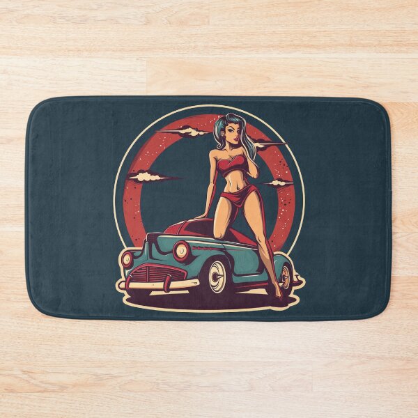 Item preview, Midnight Cruise Pin-Up Retro Graphic designed and sold by Sza1a.