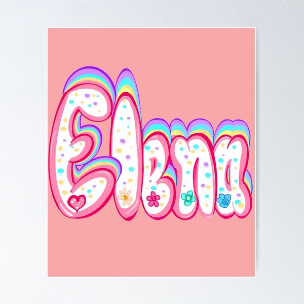 Item preview, Elena Name Personalized custom gift for girls and women designed and sold by Artonmytee.