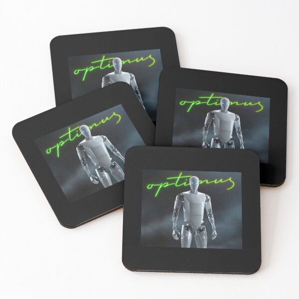 Item preview, Tesla humanoid robot art designed and sold by TEEJAMBOREE.