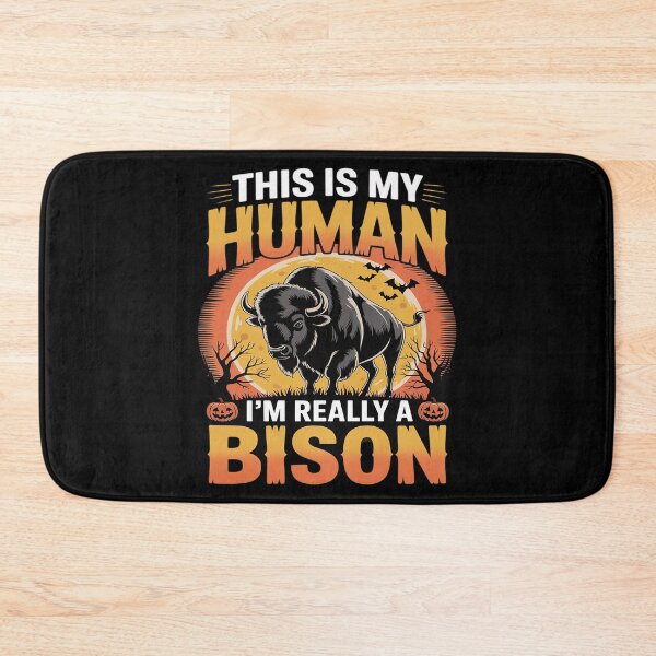 Item preview, This is My Human Costume I’m Really A Bison Funny Halloween designed and sold by skanderio.