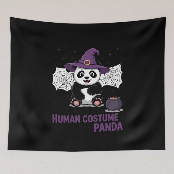 Item preview, This Is My Human Costume I'm Really a Panda Witch Halloween designed and sold by skanderio.