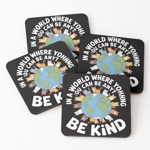 Item preview, Be Kind Cats Earth Day Planet World Kindness Day designed and sold by HudsonErik.