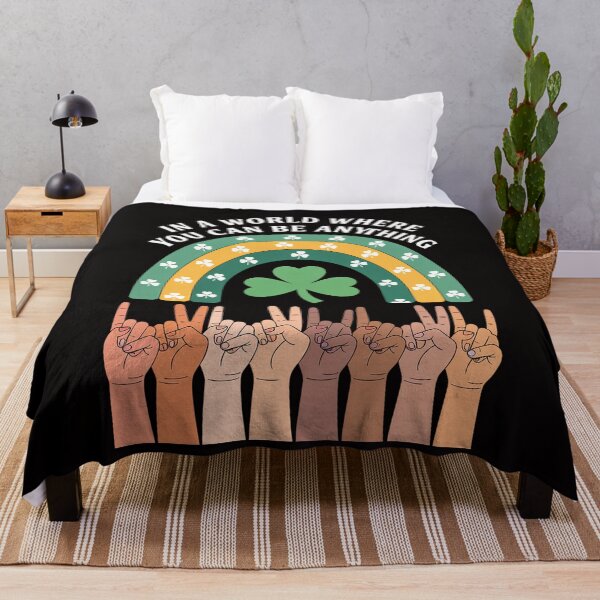 Item preview, Be Kind ASL Sign Language Shamrock Rainbow St. Patrick's Day designed and sold by HudsonErik.