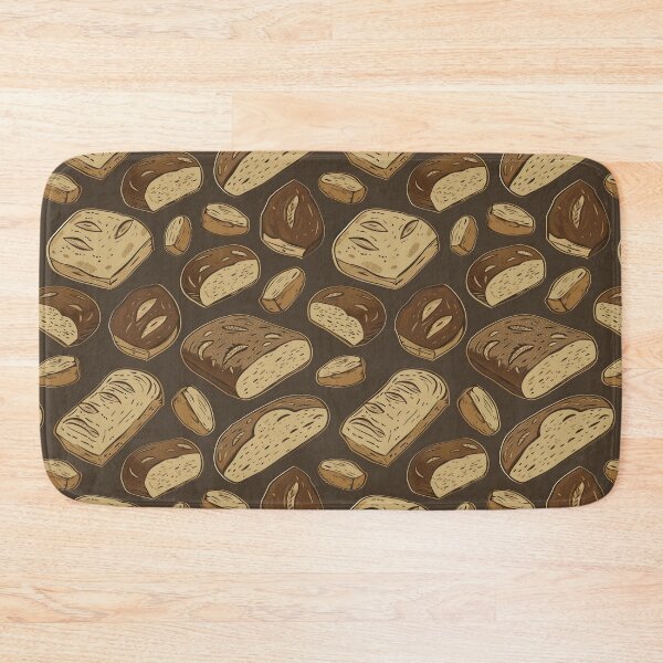 Item preview, Sourdough Bread Seamless Pattern designed and sold by palaco210.