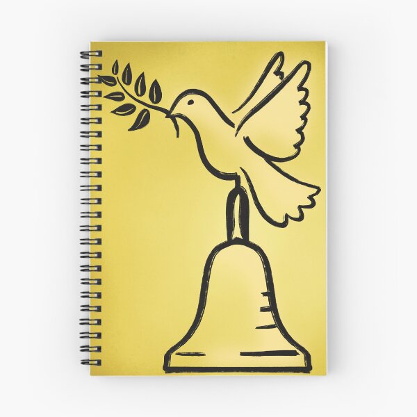 Item preview, Peace Dove And Handbell golden variant designed and sold by SubtleSplit.