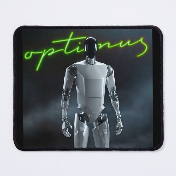 Item preview, Tesla humanoid robot art designed and sold by TEEJAMBOREE.