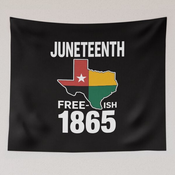Item preview, Juneteenth Freeish Since 1865 Texas Black History Month Flag designed and sold by HudsonErik.