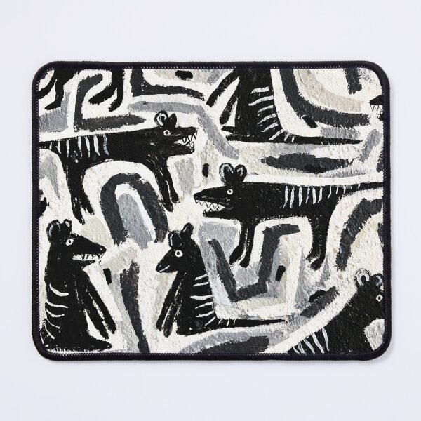Item preview, Tassie Tigers - monochrome designed and sold by Nicole Duyst.