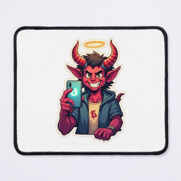 Item preview, Humorous Selfie Devil - Devilish Modern Vibe designed and sold by SpektroDesign.