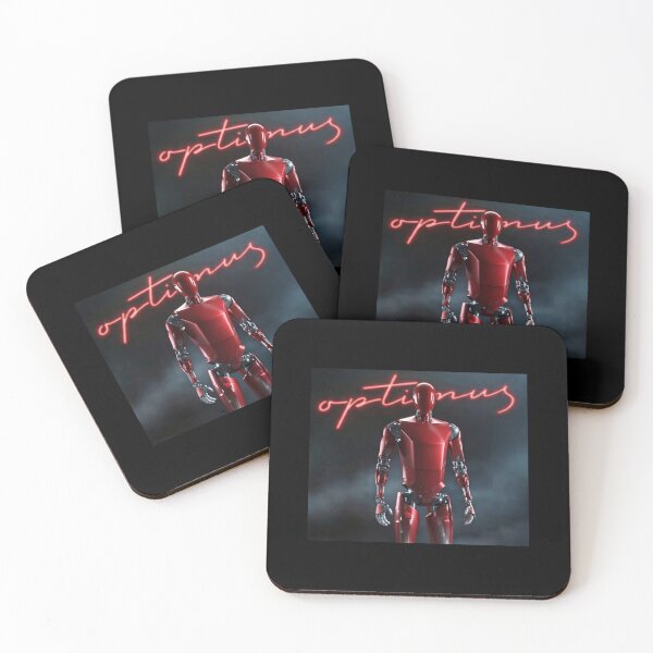 Item preview, Tesla humanoid robot art designed and sold by TEEJAMBOREE.