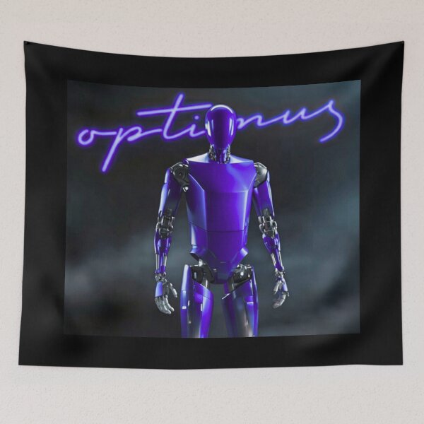 Item preview, Tesla humanoid robot art designed and sold by TEEJAMBOREE.