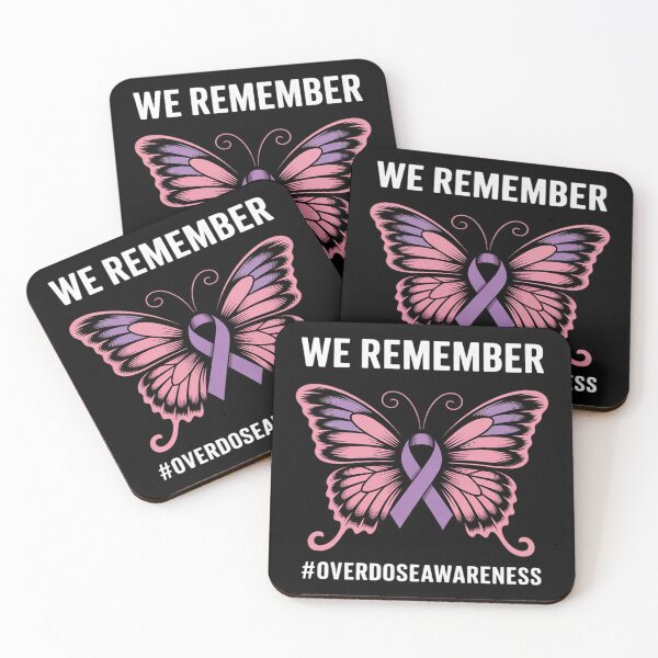 Item preview, We Remember Overdose Awareness Day Purple Ribbon designed and sold by Rackaam.