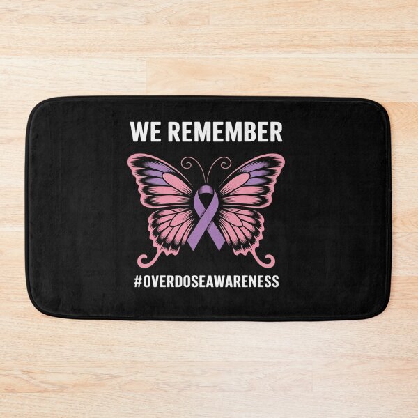 Item preview, We Remember Overdose Awareness Day Purple Ribbon designed and sold by Rackaam.