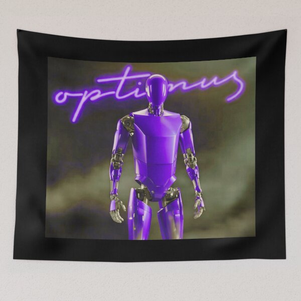 Item preview, Tesla humanoid robot art designed and sold by TEEJAMBOREE.