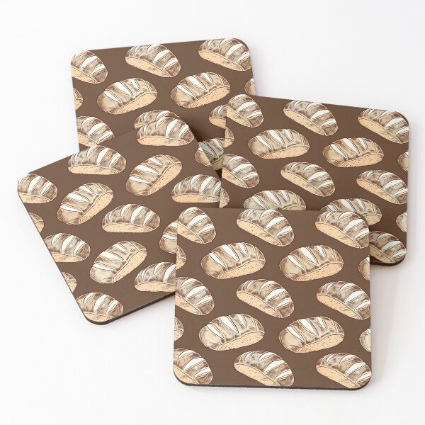 Item preview, Sourdough Bread Seamless Pattern designed and sold by palaco210.
