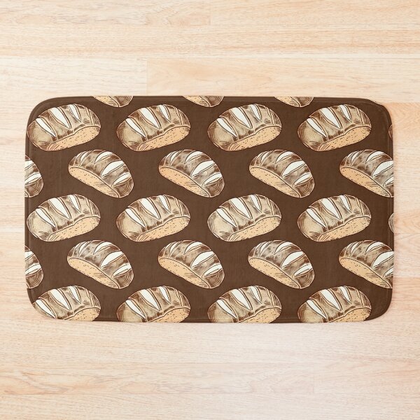 Item preview, Sourdough Bread Seamless Pattern designed and sold by palaco210.