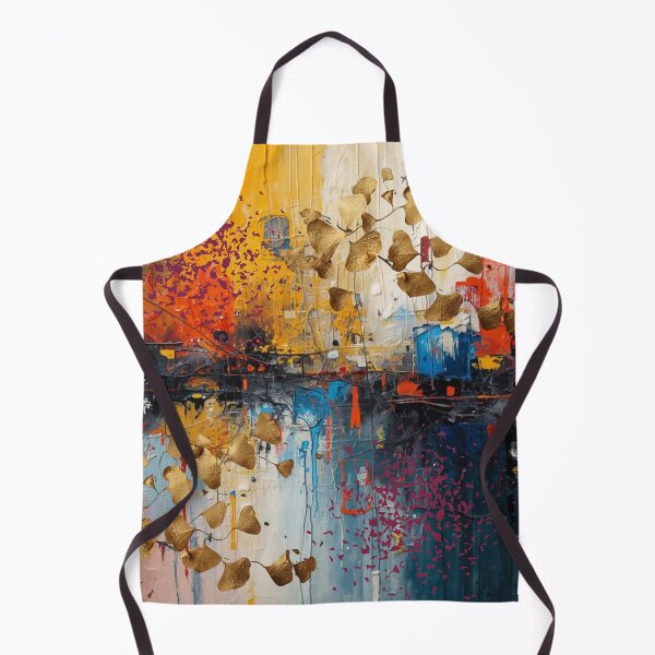 Item preview, Golden Leaves and Dynamic Shapes designed and sold by Modern-Tropical.