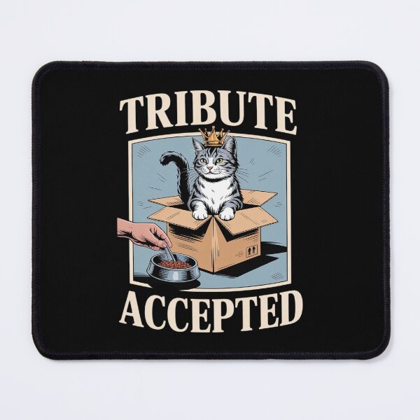Item preview, Tribute Accepted Cat in Box Food Bowl designed and sold by skanderio.
