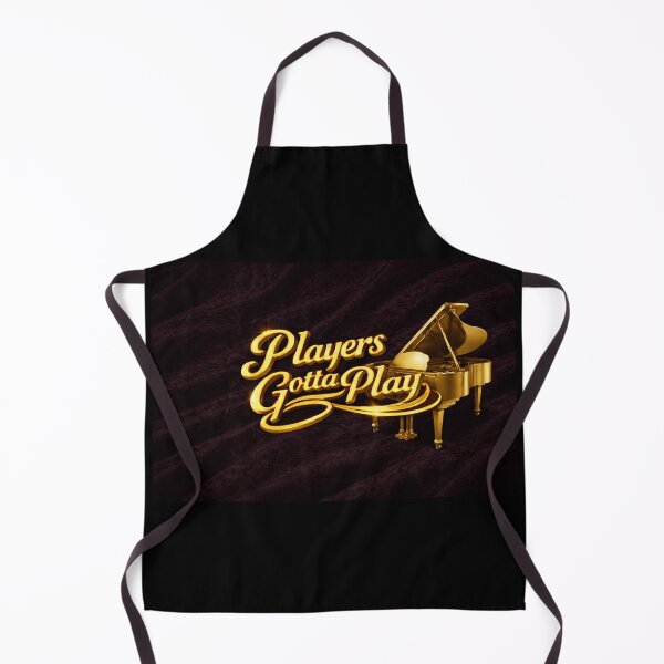 Item preview, Players Gotta Play – Piano Edition (Gold on Black Velvet) designed and sold by MySheetMusicArt.