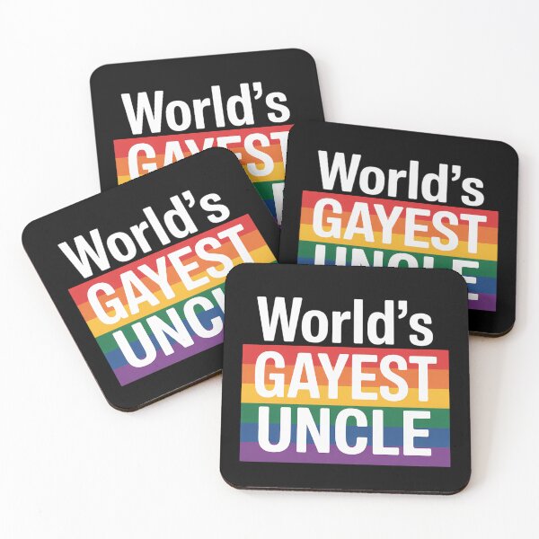 Item preview, World's Gayest Uncle LGBT Pride Guncle - Proud Gay Uncle designed and sold by LindseyKris.