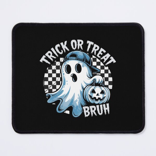 Item preview, Trick Or Treat Bruh Blue Denim Ghost Halloween designed and sold by skanderio.
