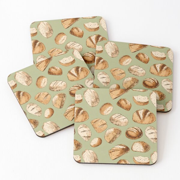 Item preview, Sourdough Bread Seamless Pattern designed and sold by palaco210.