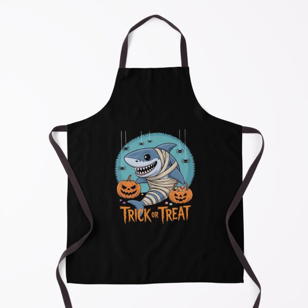 Item preview, Trick or Treat Shark in Mummy Wrap Cute Halloween Look designed and sold by skanderio.