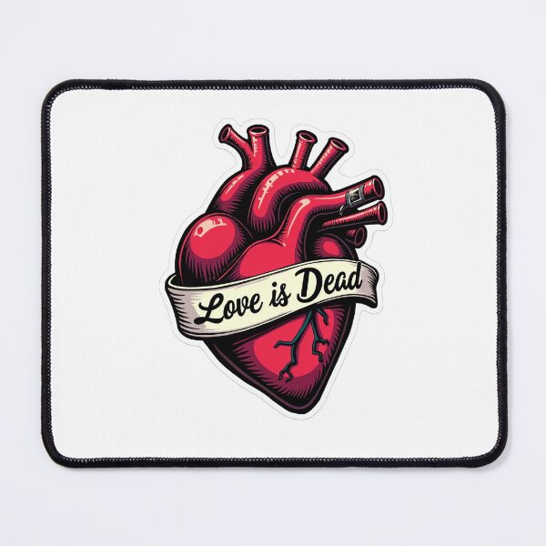 Item preview, Bold Anatomical Heart - Punk Love is Dead Illustration designed and sold by SpektroDesign.