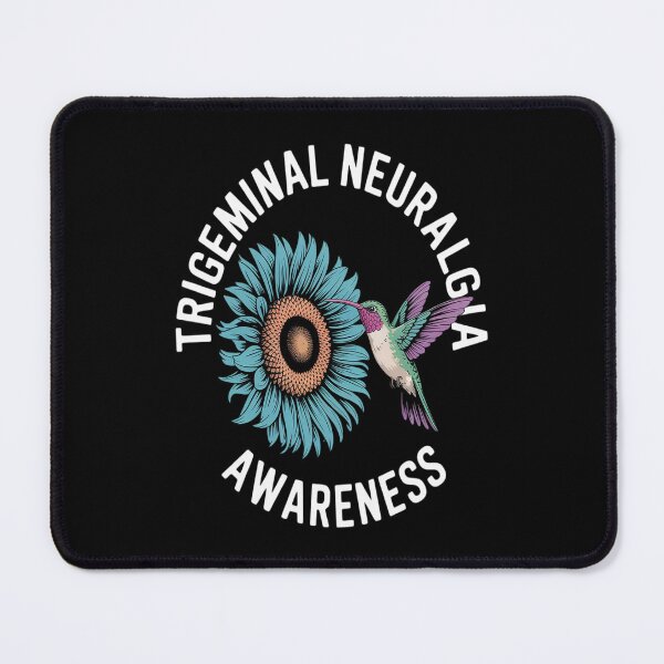 Item preview, Trigeminal Neuralgia Awareness Hummingbird Sunflower designed and sold by skanderio.