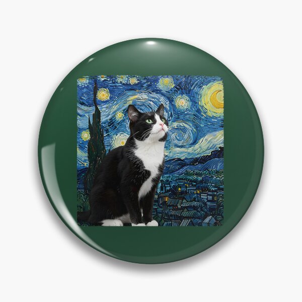 Item preview, Cat Starry Night Van Gogh Cat Lover Gift designed and sold by KevinorNorris.