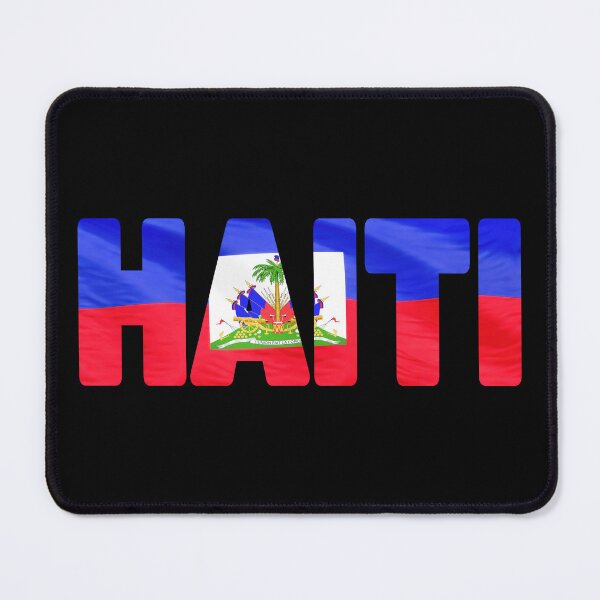 Item preview, HAITI - Flag Flying in Wind cut to Letters Souvenir Sticker Shirt designed and sold by Adam Gormley.