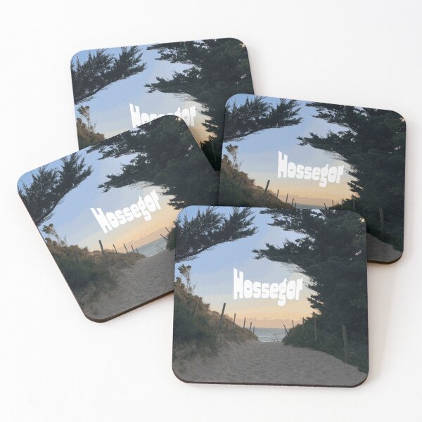 Item preview, Hossegor Beach Sunset Illustration | Dunes Path to the Sea, Coastal, Summer designed and sold by QShore.