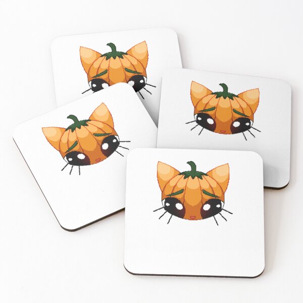 Item preview, pumpkin cat designed and sold by alienontaxes.
