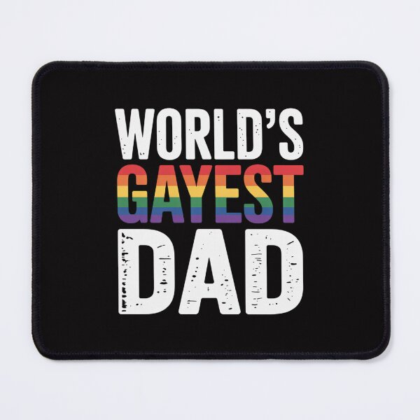 Item preview, Worlds Gayest Dad Cute Gay Pride LGBT Fathers Day designed and sold by HermanTricia.