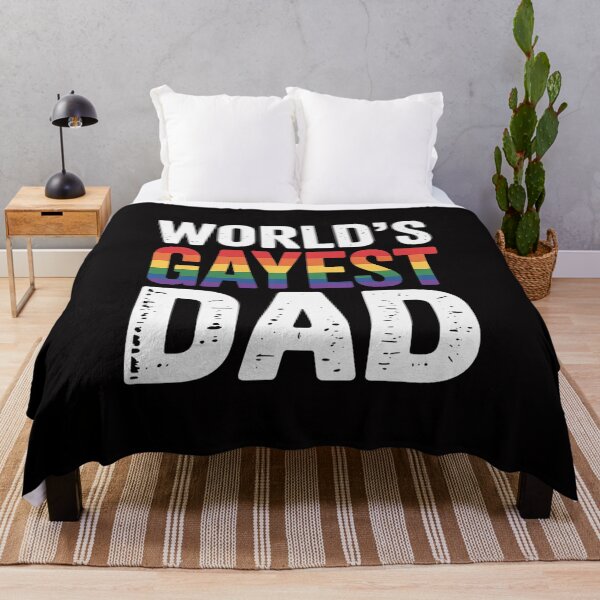 Item preview, Worlds Gayest Dad Cute Gay Pride LGBT Fathers Day designed and sold by HermanTricia.