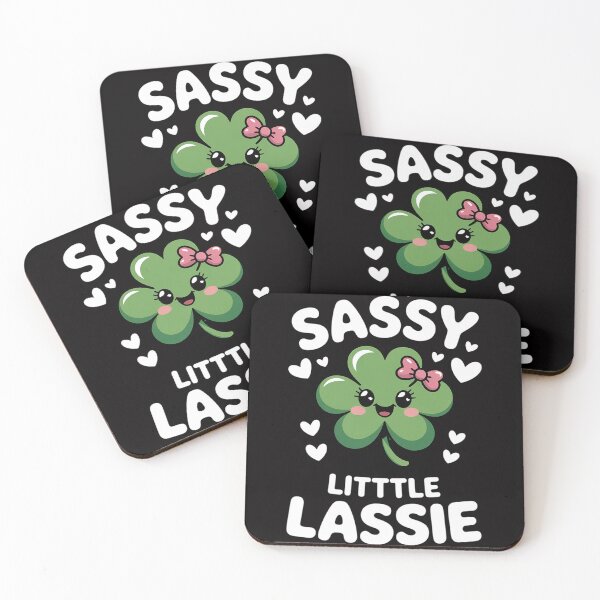 Item preview, St Patricks Day Sassy Little Lassie Funny Kids Girls designed and sold by HermanTricia.