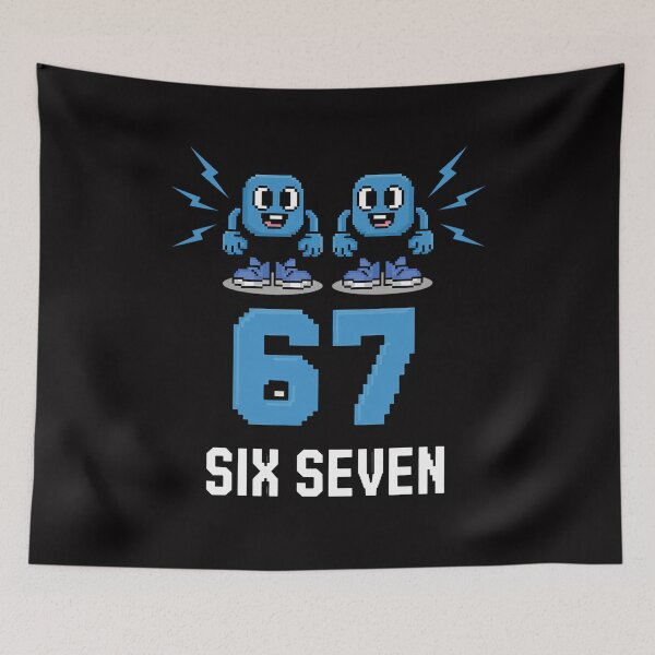 Item preview, 67 Six Seven 6-7 - Italian Brainrot Kids Gaming designed and sold by HermanTricia.