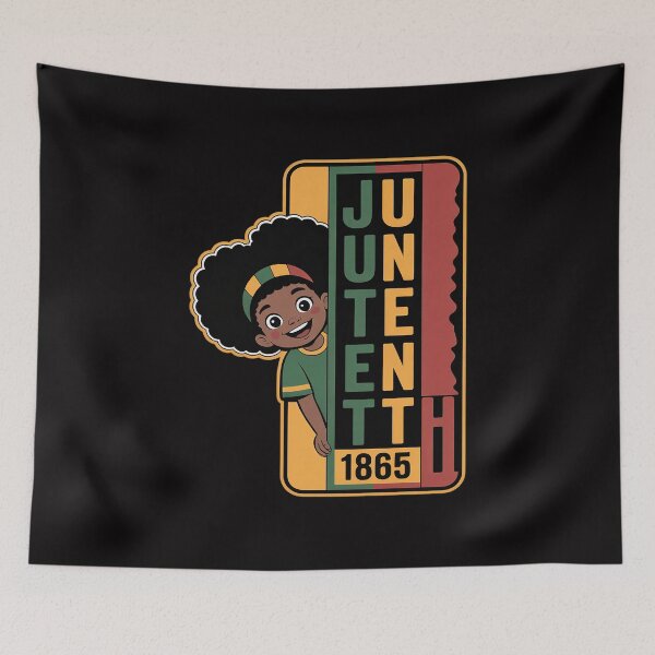 Item preview, Juneteenth Celebrating 1865 Brown Skin Princess Girls Kids designed and sold by HermanTricia.