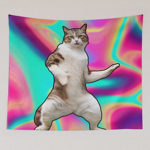 Item preview, Groovy Cat Meme designed and sold by CreativeJuicesCanada.
