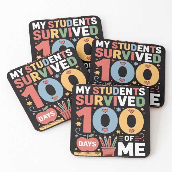 Item preview, 100 Days Survived Teacher Students designed and sold by DarioRosales.