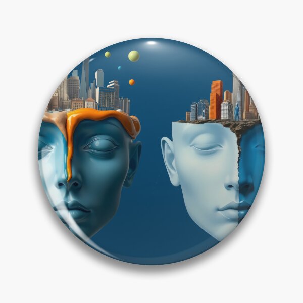 Item preview, Twin Cities of the Mind” designed and sold by houta.