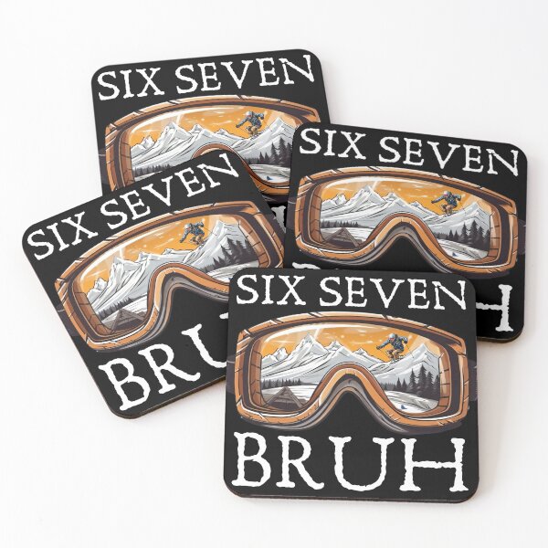 Item preview, Six Seven 67 Bruh Ski Goggles Snowboarding Tee designed and sold by LashondaGreen89.