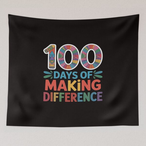 Item preview, 100 Days Of Making Difference 100th Days of School designed and sold by cherylbartlett.