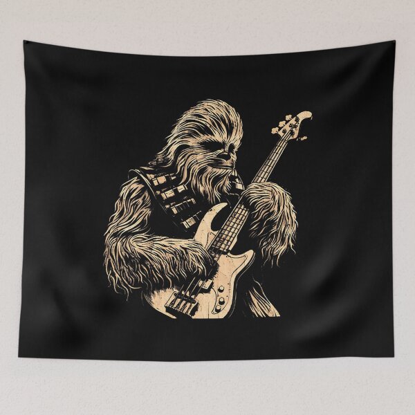 Item preview, Chewie Playing Bass Guitar Funny Meme Chewie Cute Chewie designed and sold by elihletoriong.