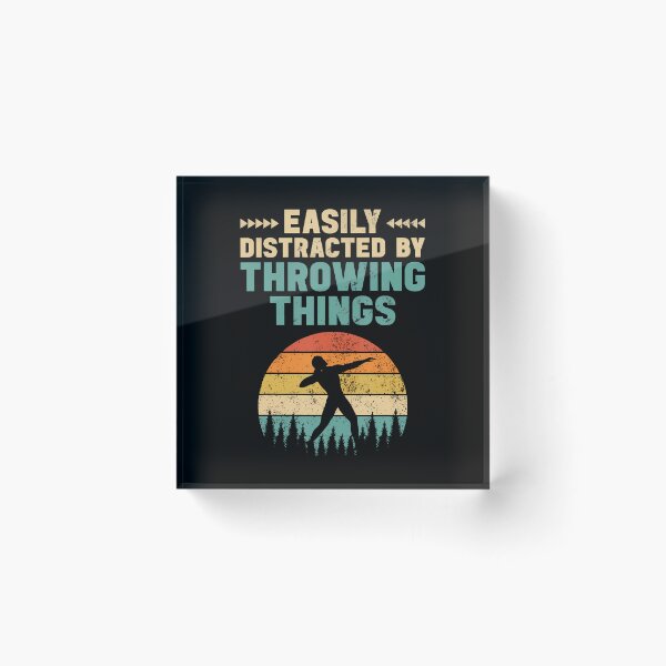 Item preview, Shot Put Easily Distracted Track And Field Sports Athlete designed and sold by PaulaStokes2.