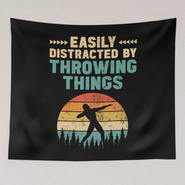 Item preview, Shot Put Easily Distracted Track And Field Sports Athlete designed and sold by PaulaStokes2.