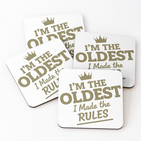 Item preview, I’m the Oldest I Made the Rules – Funny Sibling Quote Shirt designed and sold by Muzgle.