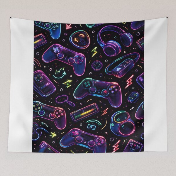 Item preview, Neon Gamer Chaos designed and sold by Bellassi.