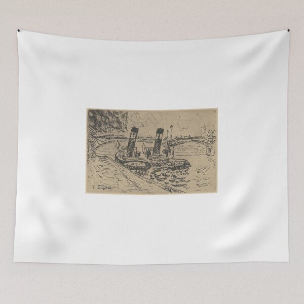 Item preview, bateaux sur la seine designed and sold by samleigal.